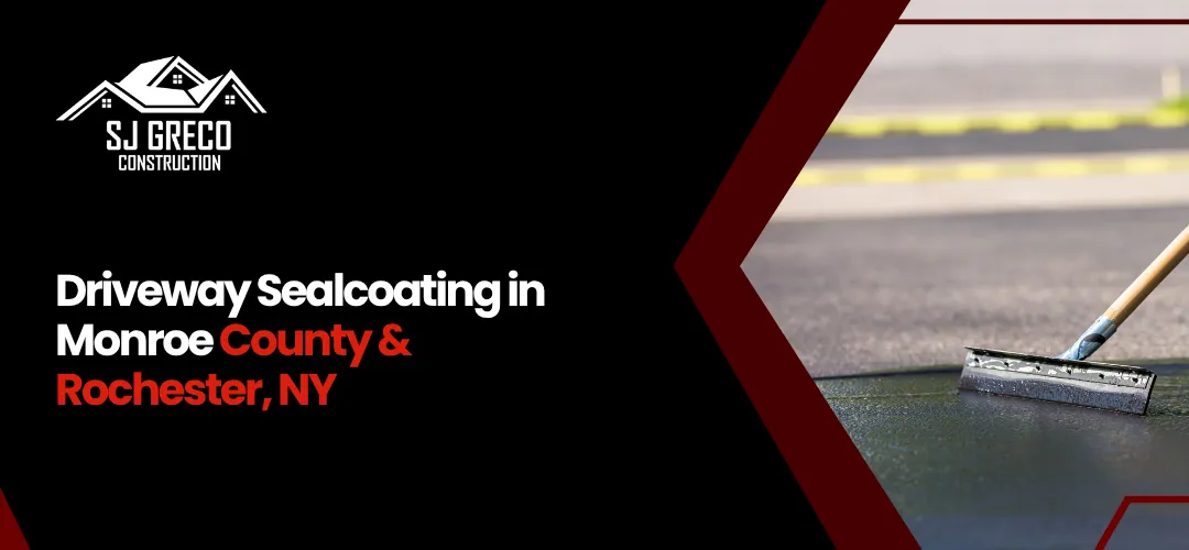 Driveway Sealcoating in Rochester & Monroe County, NY | SJ Greco Construction