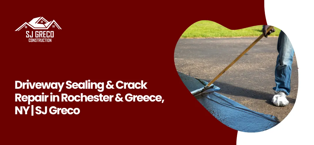 Driveway Sealing & Crack Repair in Rochester & Greece, NY | SJ Greco