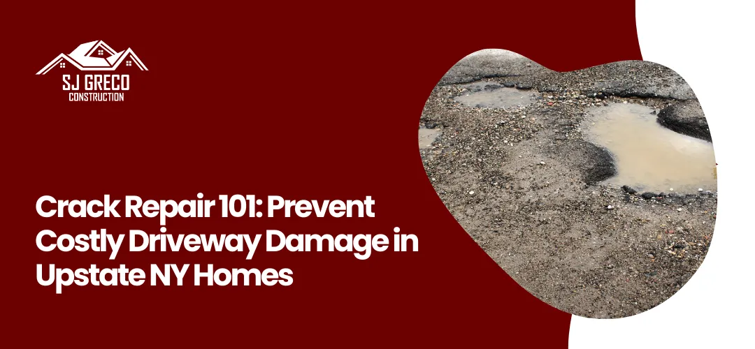 Crack Repair Driveway Upstate Rochester Homes