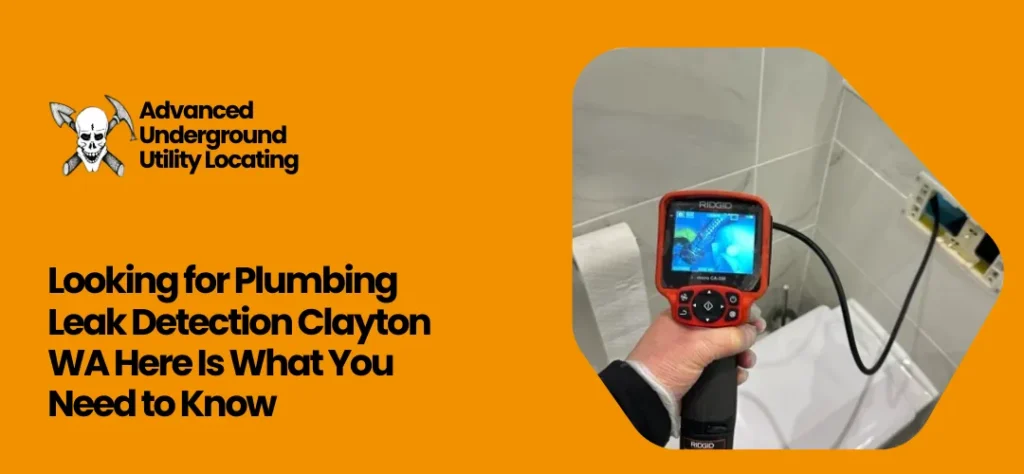 Plumbing Leak Detection Clayton WA