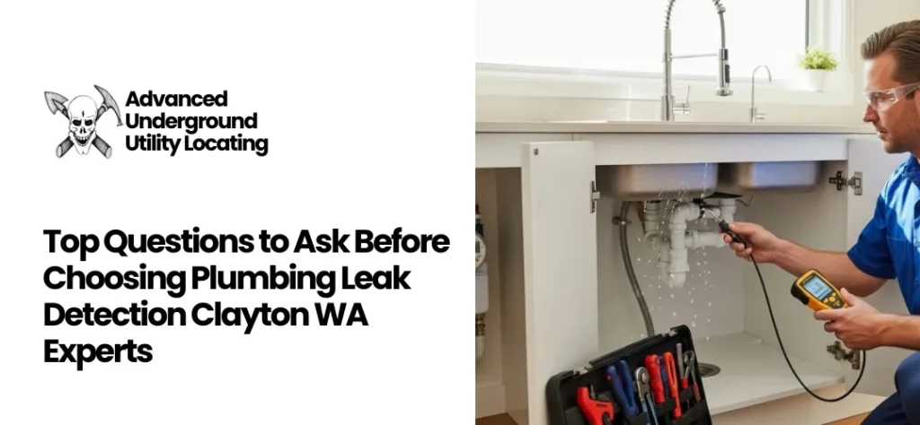 Plumbing Leak Detection Clayton WA