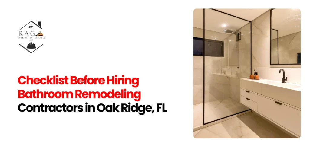 Bathroom Remodeling Contractors in Oak Ridge, FL