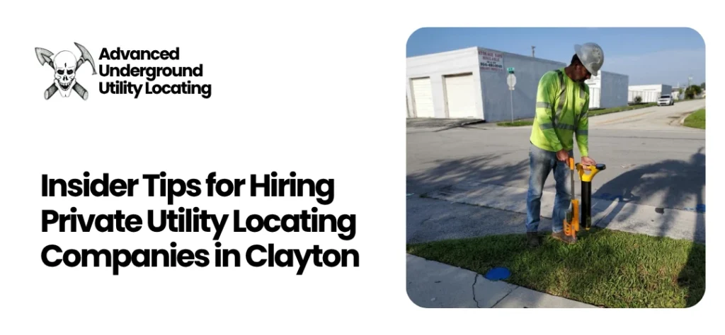 Private Utility Locating Companies in Clayton