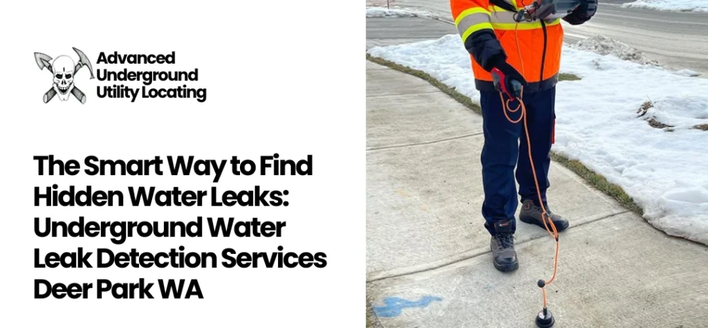 Underground Water Leak Detection Services Deer Park WA