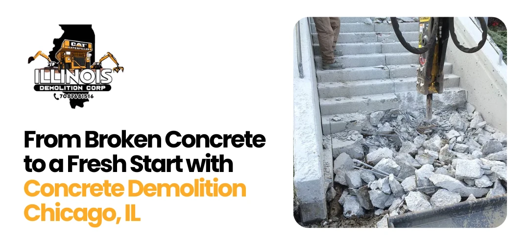 Read more about the article Fresh Start with Concrete Demolition Chicago, IL