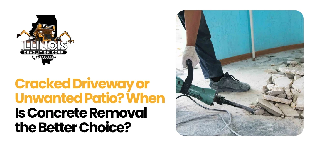 Read more about the article  Concrete breaking and removal near Cicero, IL