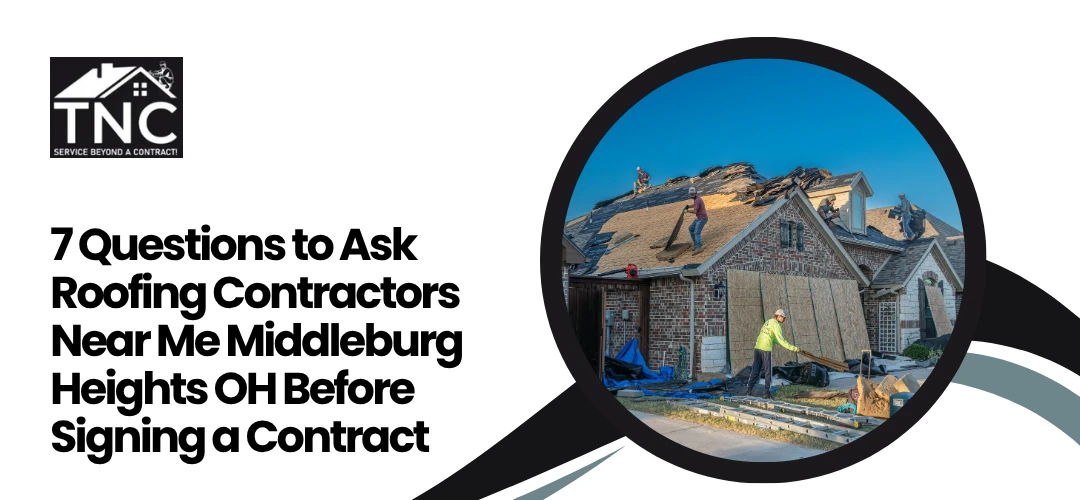 Roofing Contractors Near Me Middleburg Heights OH